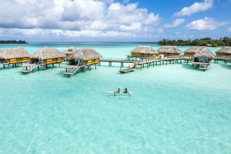 Lagoon Overwater Bungalow and Otemanu Overwater Bungalow Lagoon Overwater Bungalow and Otemanu Overwater Bungalow