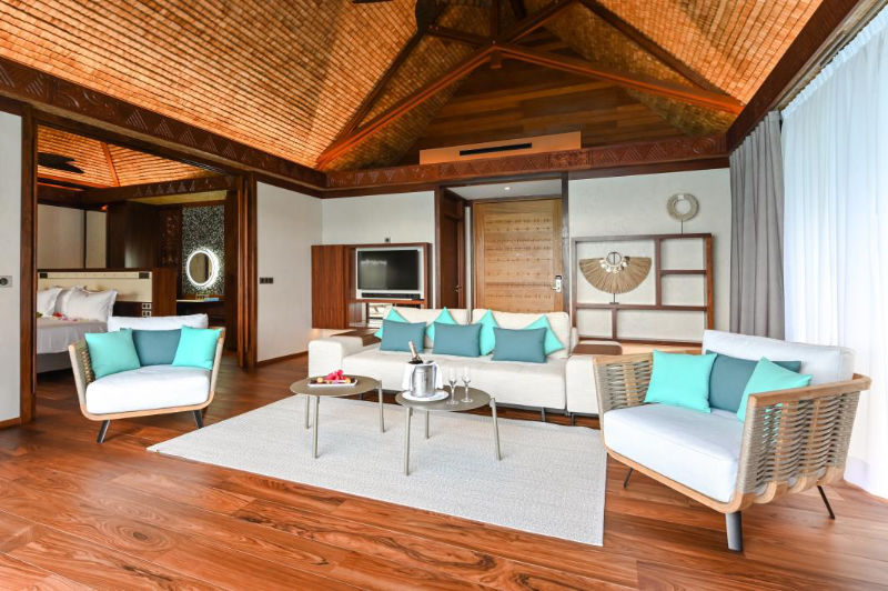 End of Pontoon Overwater Suite with Pool End of Pontoon Overwater Suite with Pool