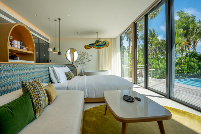 Family Beach Pool Villa with Capsule Family Beach Pool Villa with Capsule